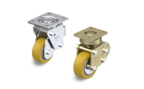 ALTH Spring loaded swivel castors with plate