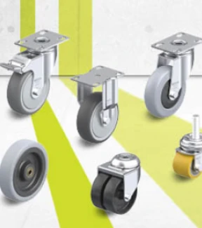 Light duty wheels and castors