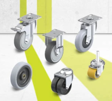 Light duty wheels and castors