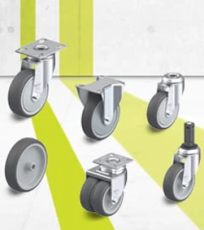 PATH series wheels, swivel castors and fixed castors