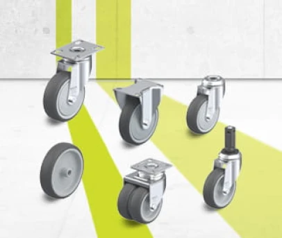 PATH series wheels, swivel castors and fixed castors