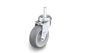 TPA Swivel castors with threaded pin