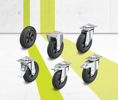 VWPP series wheels, swivel castors and fixed castors