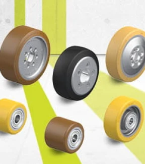Wheels for pallet trucks and forklift trucks
